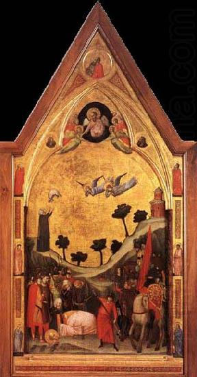 GIOTTO di Bondone The Stefaneschi Triptych Martyrdom of St Paul china oil painting image